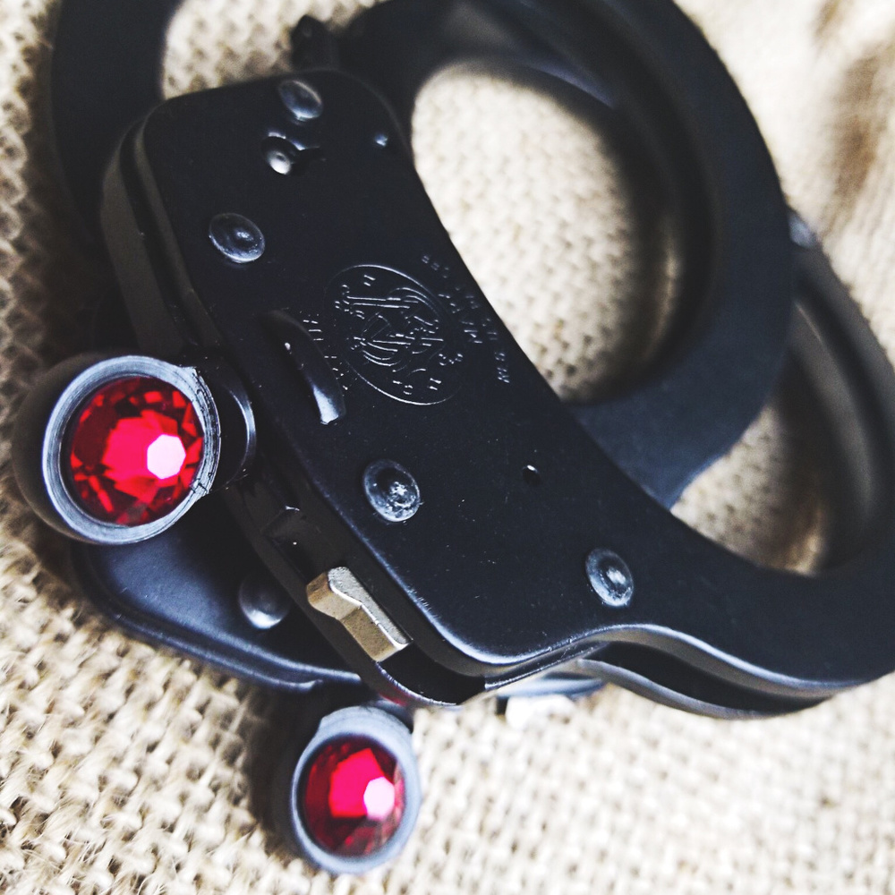 Black Onyx Handcuff Bracelet